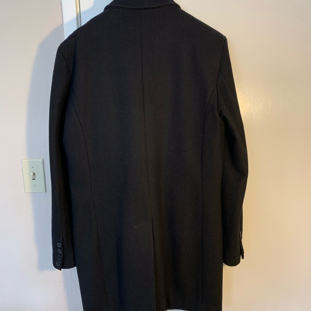 Structure Wool Blend Black Topcoat - image 2